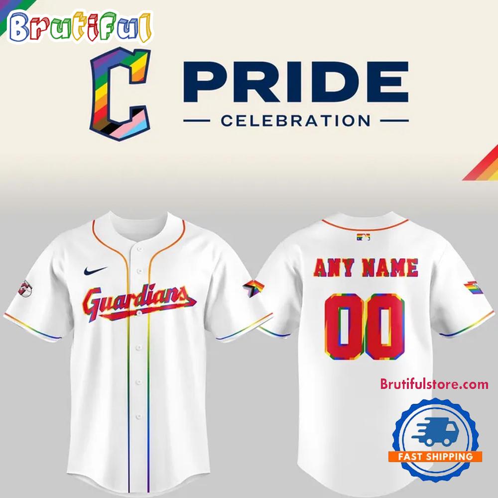 2025 Celebrating Pride With The  Cleveland Guardians 2025 Baseball Jersey