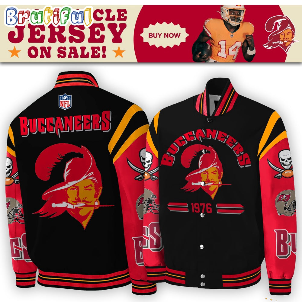 NFL Tampa Bay Buccaneers Creamsicles Throwback 1979 Baseball Jacket