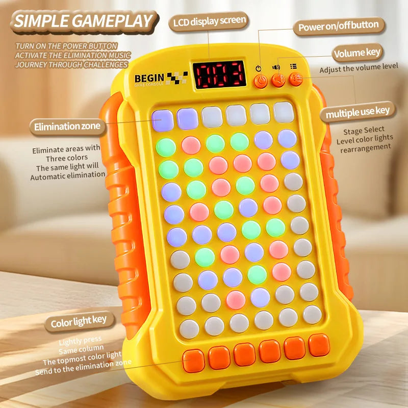 Tablet Connect-Fire Puzzle Game -Intelligence Puzzle Challenge - Level Progression - Collision - Rapid Push - Children's Educat