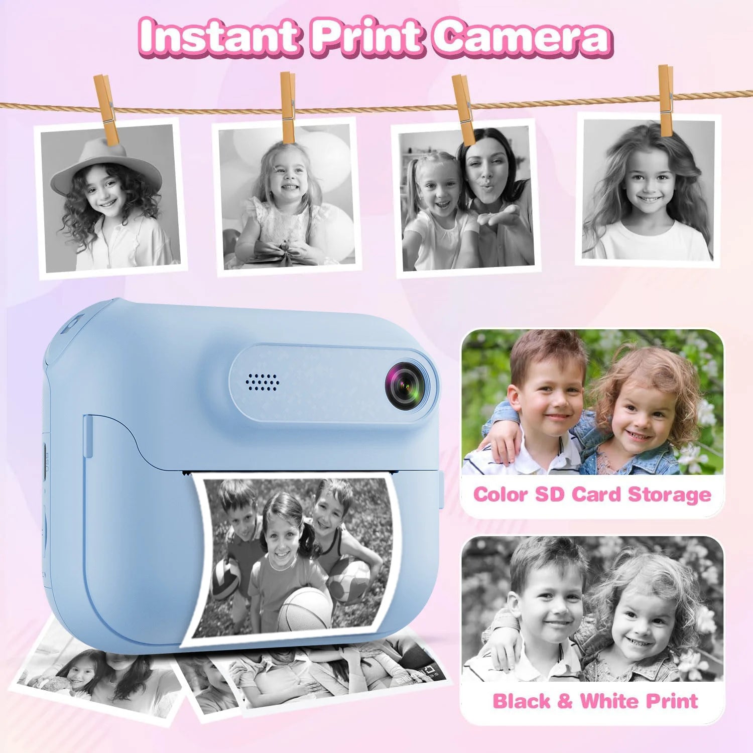 Instantly purchased digital camera for children, high-resolution small toy camera, mobile phone camera for children, children's
