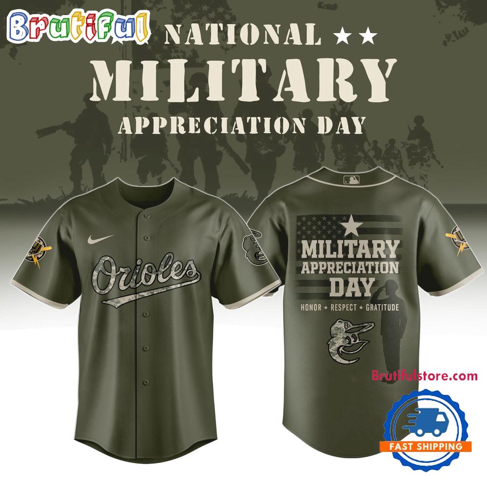 Baltimore Orioles x Military Appreciation Day 2025 Baseball Jersey