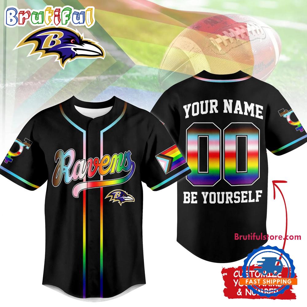 Baltimore Ravens 2026 NFL Pride Month Limited Edition Baseball Jersey