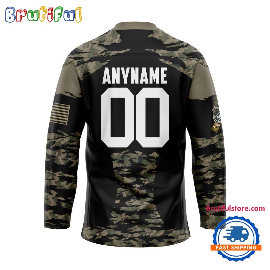 NHL Florida Panthers Custom Honoring Veterans Camo Hockey Jersey