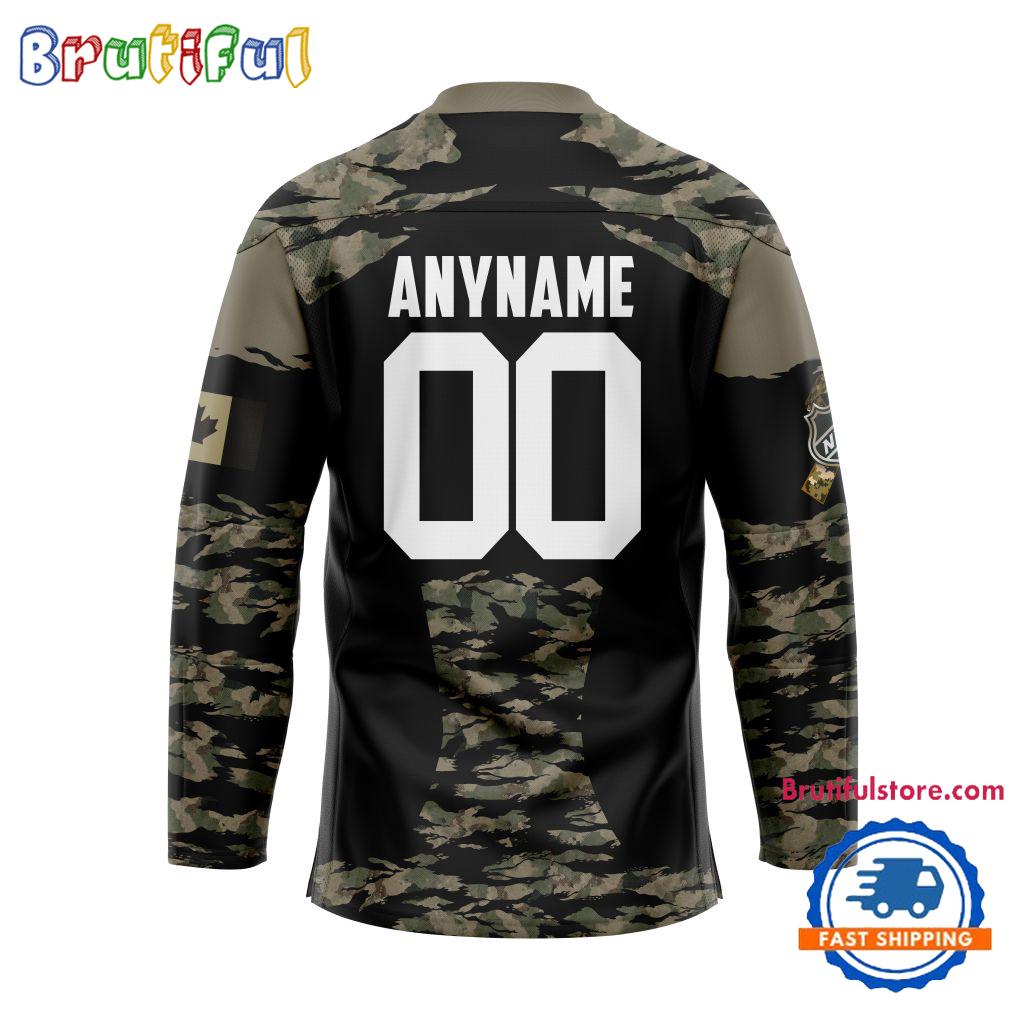 NHL Ottawa Senators Custom Honoring Veterans Camo Hockey Jersey