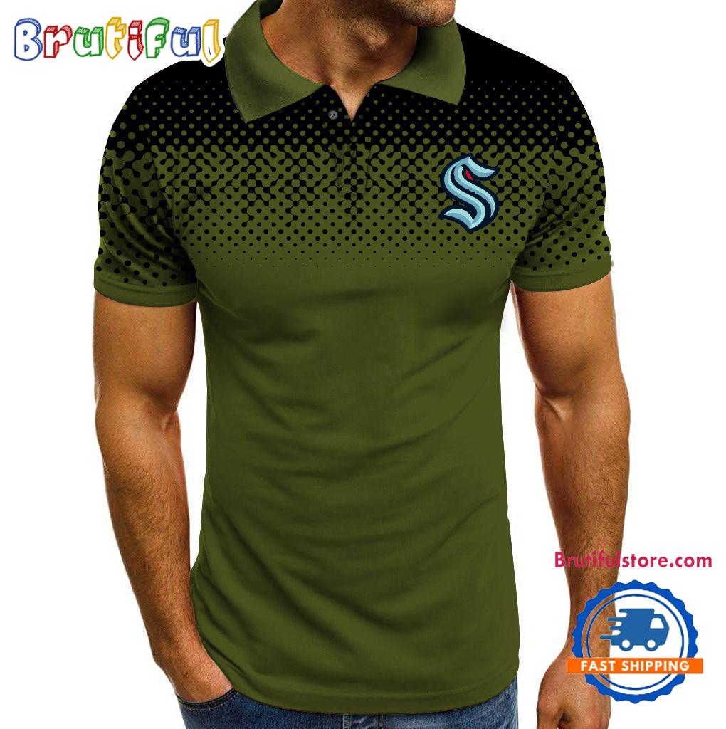NHL Seattle Kraken Hockey Team Limited Edition Polo Shirts