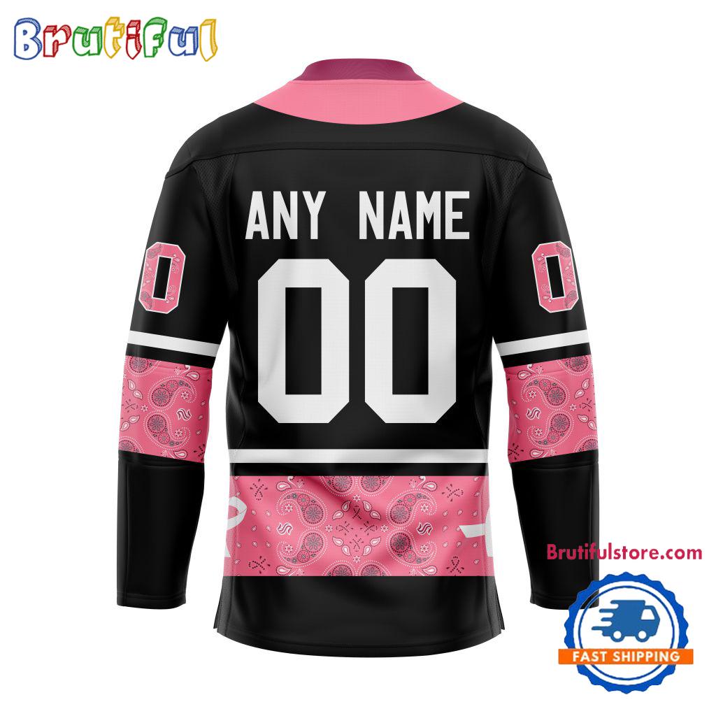 NHL Seattle Kraken In October We Wear Pink Breast Cancer Design Hockey Jersey