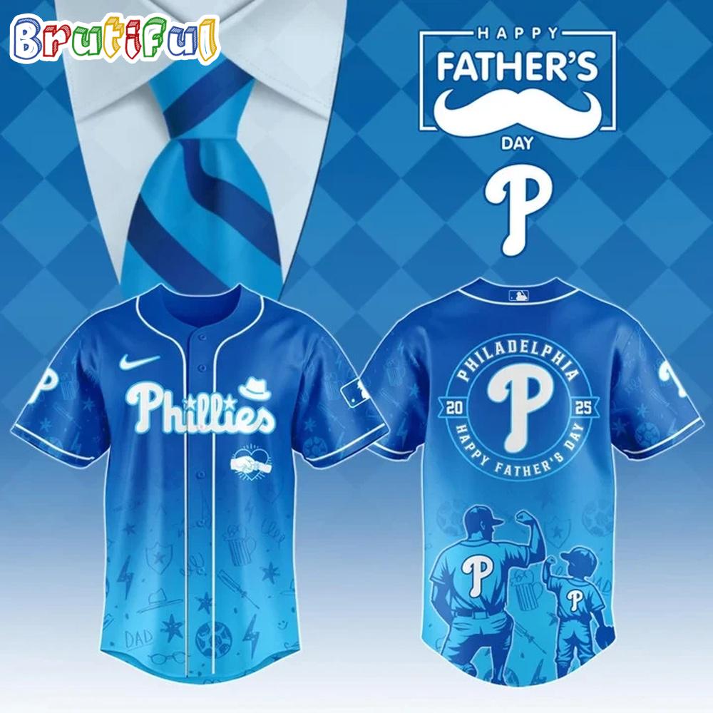 Philadelphia Phillies Special Father's Day 2025 Baseball Jersey
